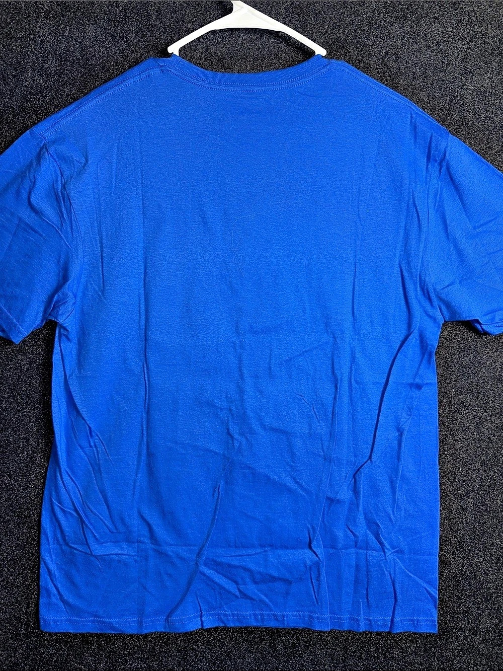 Care Bears Bedtime Bear Sorry My Bed Needs Me T-Shirt Tee Large Blue & White - Picture 2 of 6